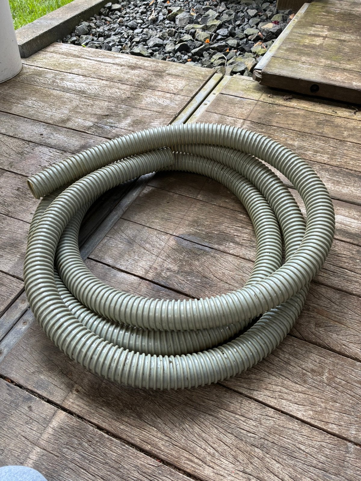 5 meter vuilwater afvoer slang, camper of caravan, Caravans en Kamperen, Kampeeraccessoires, Ophalen of Verzenden, Gebruikt