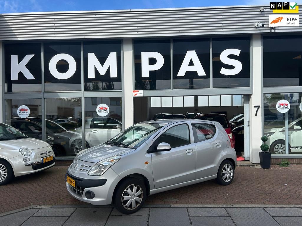 Nissan Pixo 1.0 Acenta |TREKHAAK|ELEK.RAMEN|NAP|APK|LAAG KM|, Auto's, Nissan, Voorwielaandrijving, Stof, Gebruikt, 4 stoelen