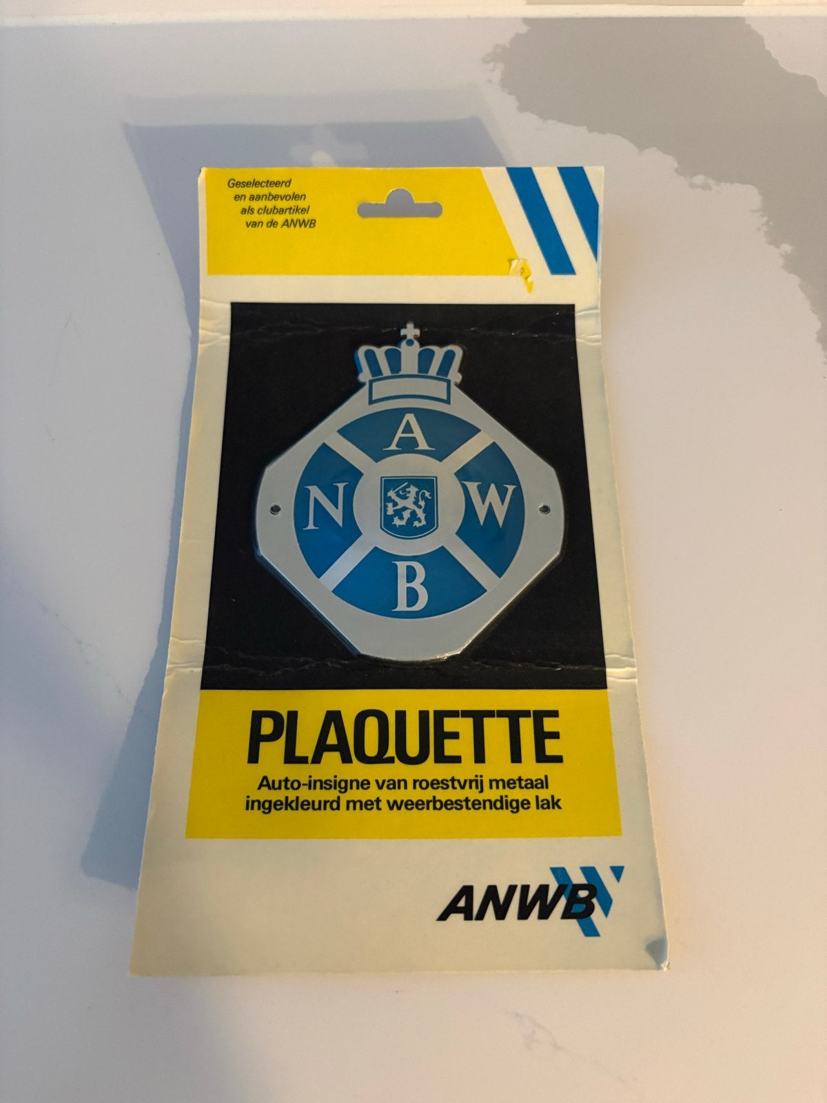 Nieuw ANWB embleem - Old Stock in originele verpakking, Verzamelen, Verzenden, Nieuw, Reclamebord