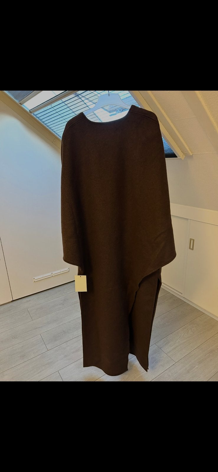 Merrachi Wool Blend Dress, Kleding | Dames, Jurken, Bruin, Ophalen of Verzenden, Zo goed als nieuw, Maat 36 (S)