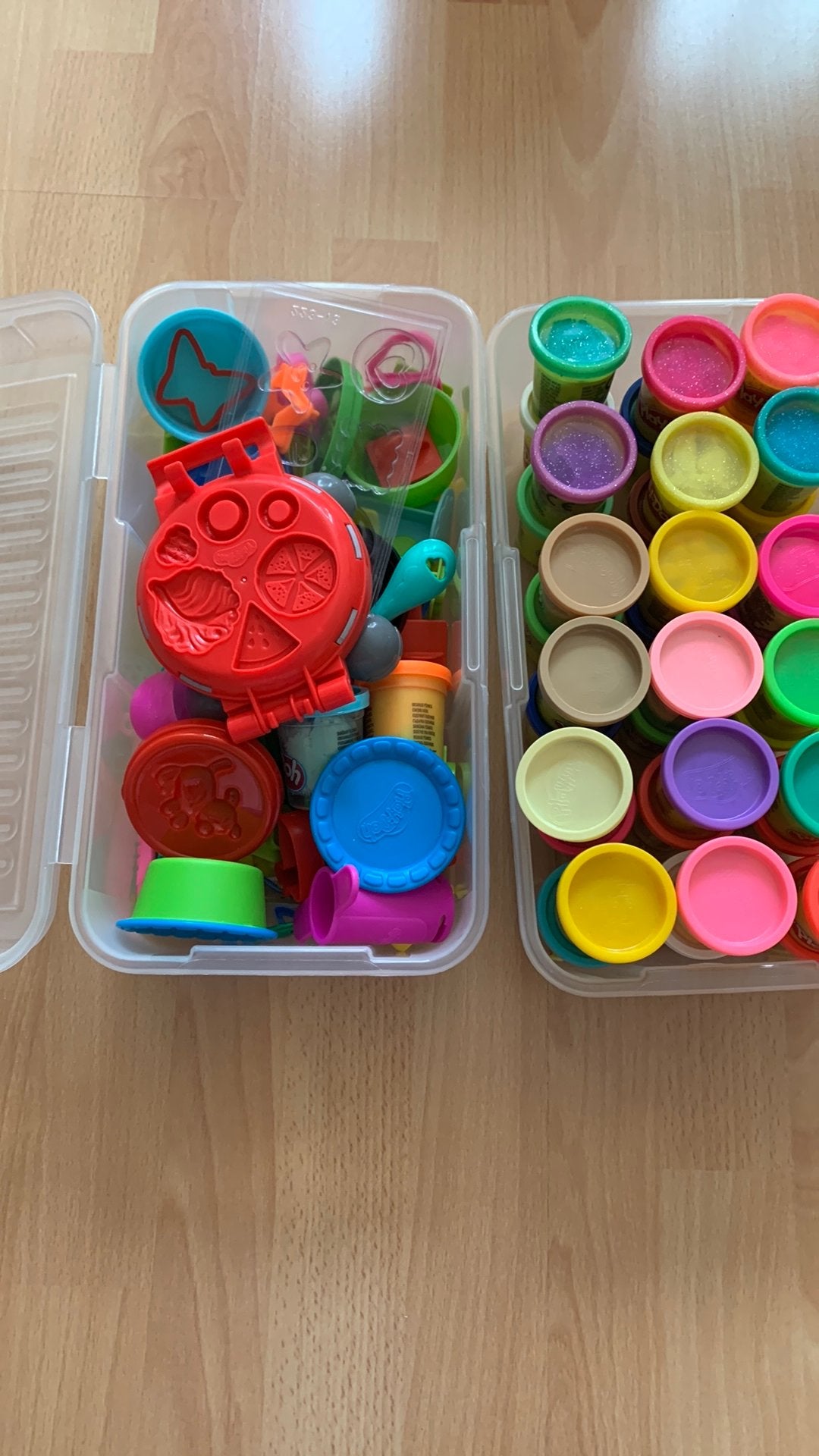 PlayDoh klei 38 stuks, Ophalen of Verzenden, Zo goed als nieuw, Knutselen
