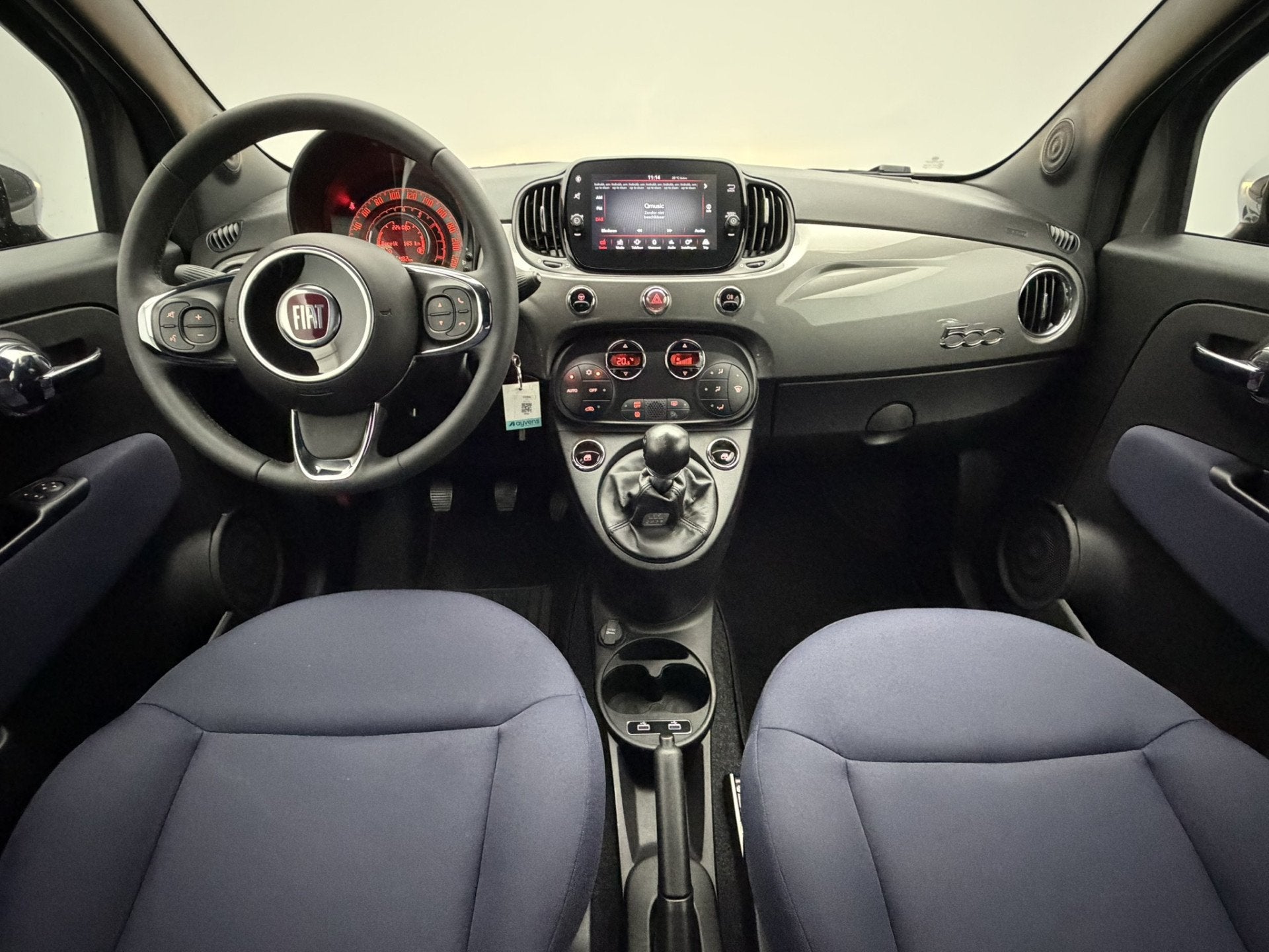 Fiat 500 1.0 Hybrid Club | Cruise Control | ClimaTronic, Dealer onderhouden, Stof, Origineel Nederlands, Bedrijf