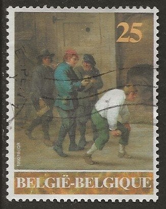 Belgie 32, straattafereel, Postzegels en Munten, Postzegels | Europa | België, Verzenden, Gestempeld