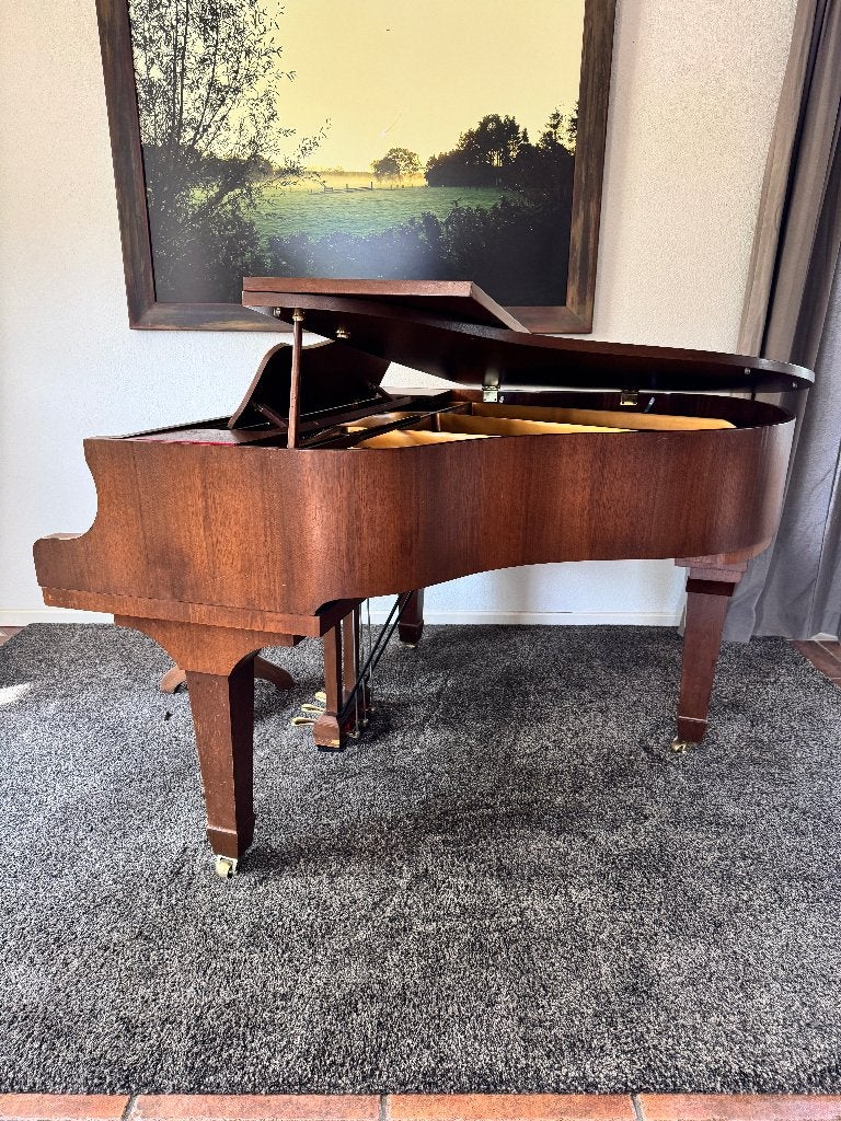 Nette vleugel, Muziek en Instrumenten, Piano's, Ophalen of Verzenden, Gebruikt, Bruin, Vleugel