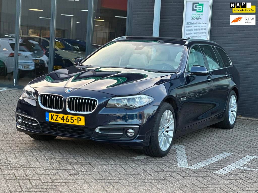 BMW 5-serie Touring 520i Luxury Edition/2E EIG/CAMERA/PANO-D, Auto's, BMW, Bedrijf, Te koop, 5-Serie, ABS, Airbags, Airconditioning
