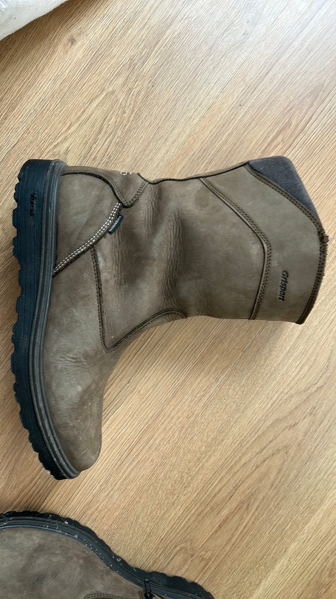 Sneeuwschoenen - laarzen gevoerd, Bruin, Ophalen of Verzenden, Zo goed als nieuw, Werkschoenen