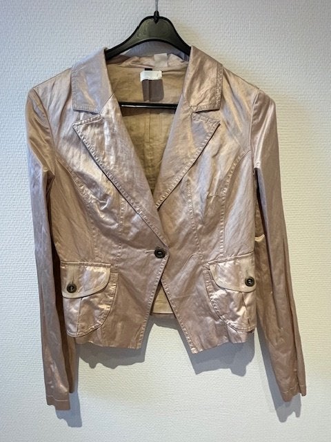Dames colbertje/jasje/blazer, Kleding | Dames, Jasjes, Kostuums en Pakken, Maat 38/40 (M), Divided, Beige, Nieuw