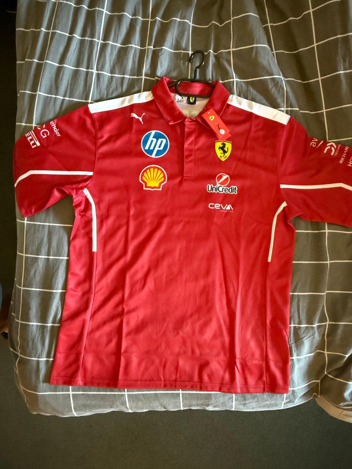 Ferrari F1 Team Polo Shirt - Nieuw met labels, Kleding | Heren, T-shirts, Ophalen, Nieuw, Overige maten, Rood