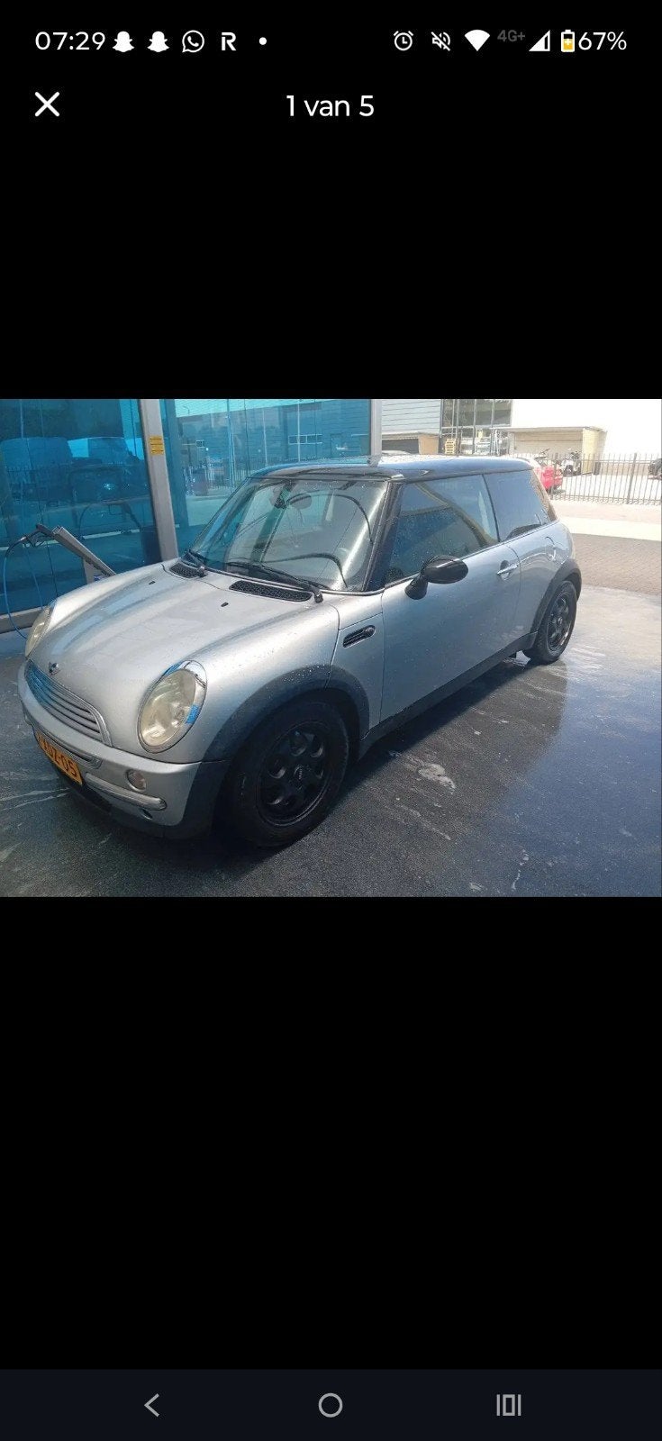 mooi mini cooper 2002, Nieuw, Ophalen of Verzenden, Mini, Achter
