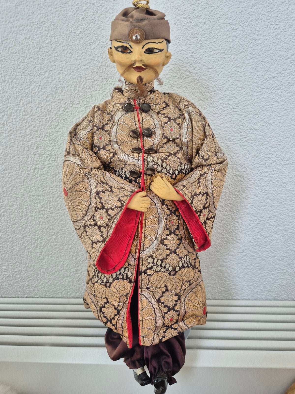 Vintage Chinese pop in traditionele kleding, Verzamelen, Ophalen, Gebruikt, Pop