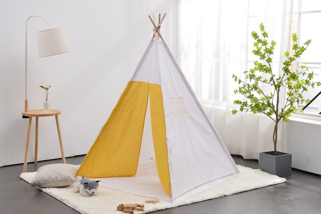 Wigwam tipi speeltent Floortje - indianen tent - met kussen, Ophalen, Nieuw