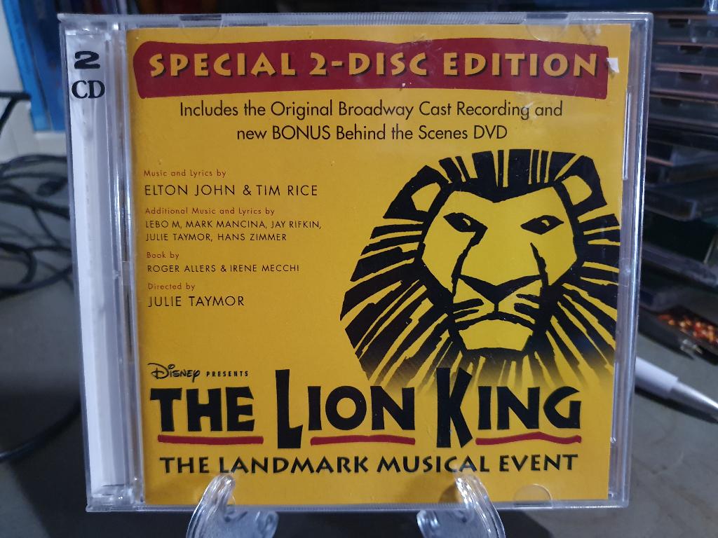 The Lion King Original Broadway Cast - 2 Disc Edition, Cd's en Dvd's, Ophalen, Zo goed als nieuw