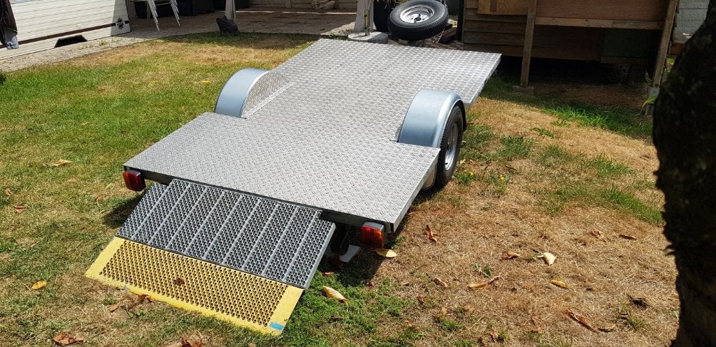 Oprij trailer, reclame wagen, motor trailer of aanhanger, Auto diversen, Ophalen