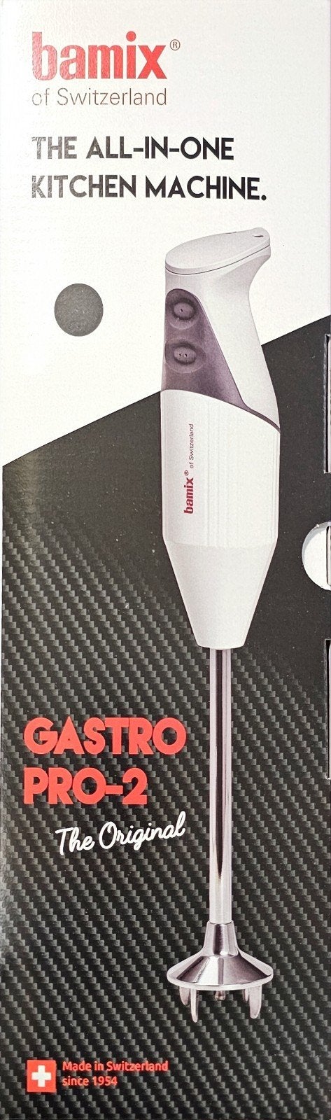 Bamix Gastro Pro-2 Staafmixer - De All-in-One Keukenmachine, Ophalen, 2 snelheden, Nieuw, Vaatwasserbestendig