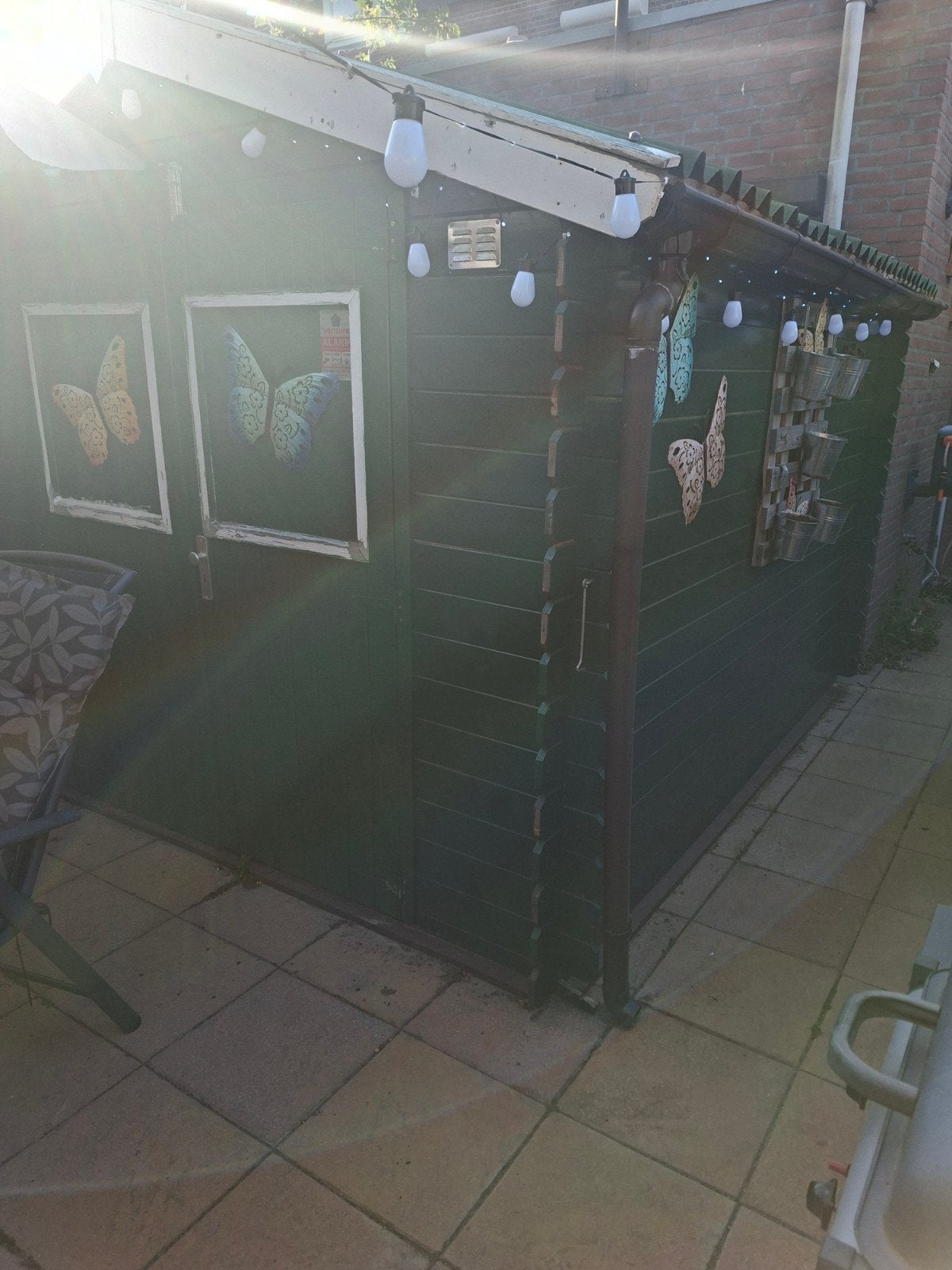 Blokhut, Tuin en Terras, Tuinhuizen, Ophalen, 250 tot 500 cm, Blokhut, Zonder ramen