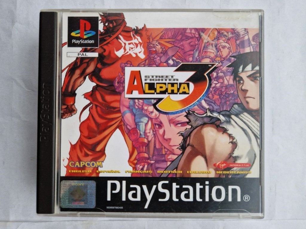 STREET FIGHTER ALPHA 3, Spelcomputers en Games, Games | Sony PlayStation 1, Gebruikt, 1 speler, Racen en Vliegen, Ophalen of Verzenden