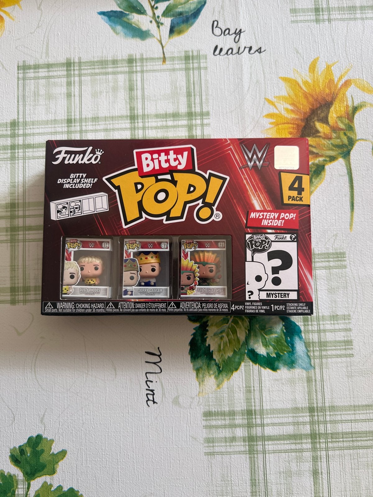 Funko Bitty Pop! WWE 4-pack met displayrekje, Ophalen of Verzenden, Nieuw