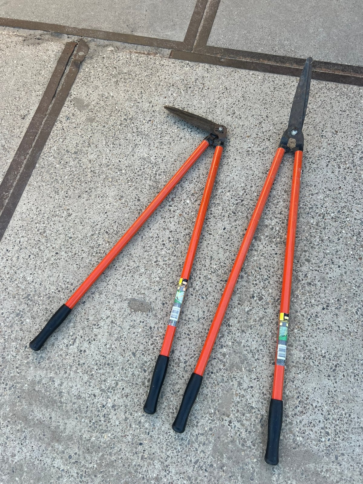 Set graskanten scharen bahco, Tuin en Terras, Ophalen, Zo goed als nieuw