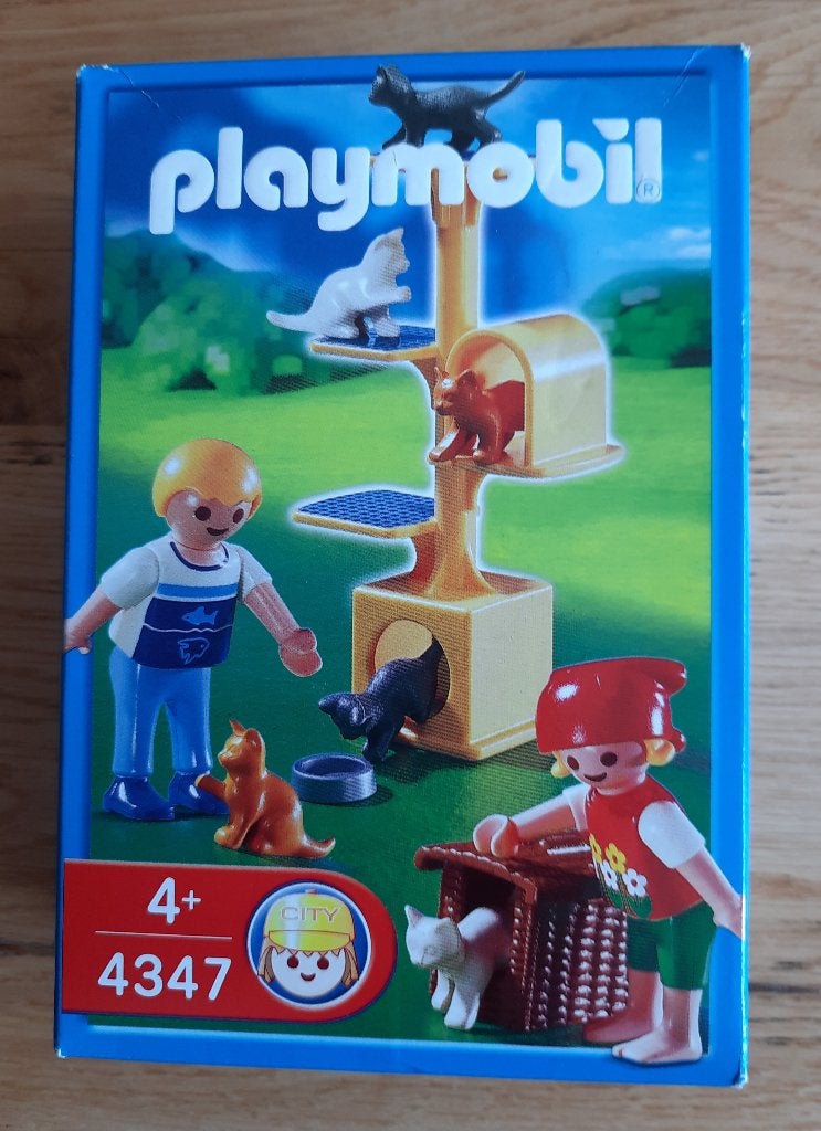 Playmobil krabpaal met poezen 4347, Kinderen en Baby's, Speelgoed | Playmobil, Ophalen, Complete set, Overige typen, Nieuw
