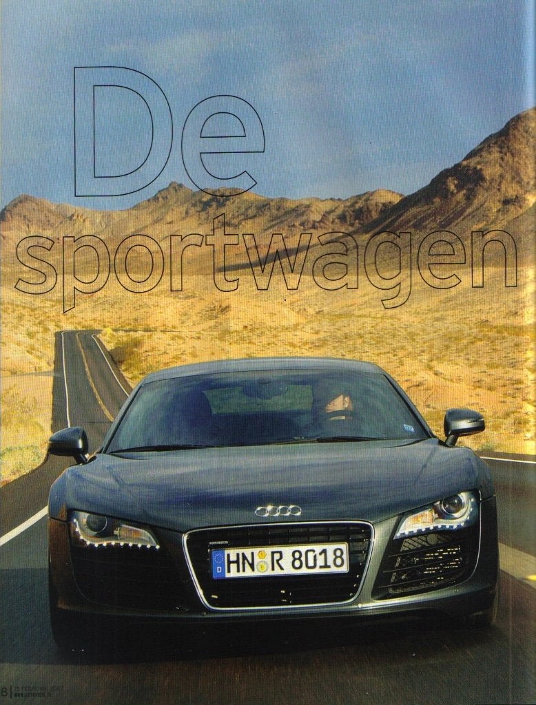 Autovisie rij impressie Audi R8 2007, Ophalen of Verzenden, Gelezen, Audi