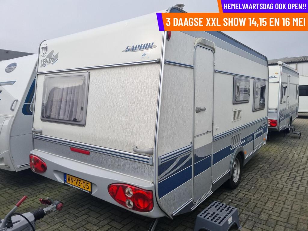 FENDT saphir 450 AIRCO + VOORTENT + LUIFEL + DWARSBED, Serviceluik, Bedrijf, Tot en met 4, 1000 - 1250 kg