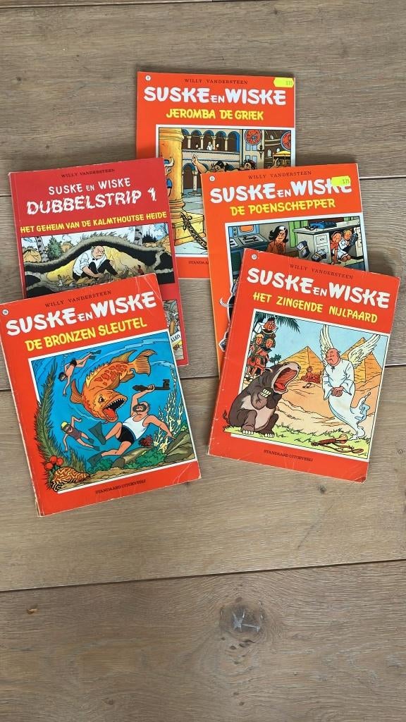Suske en Wiske - 15 boeken, Meerdere stripboeken, Verzenden, Gelezen, Willy van der Steen