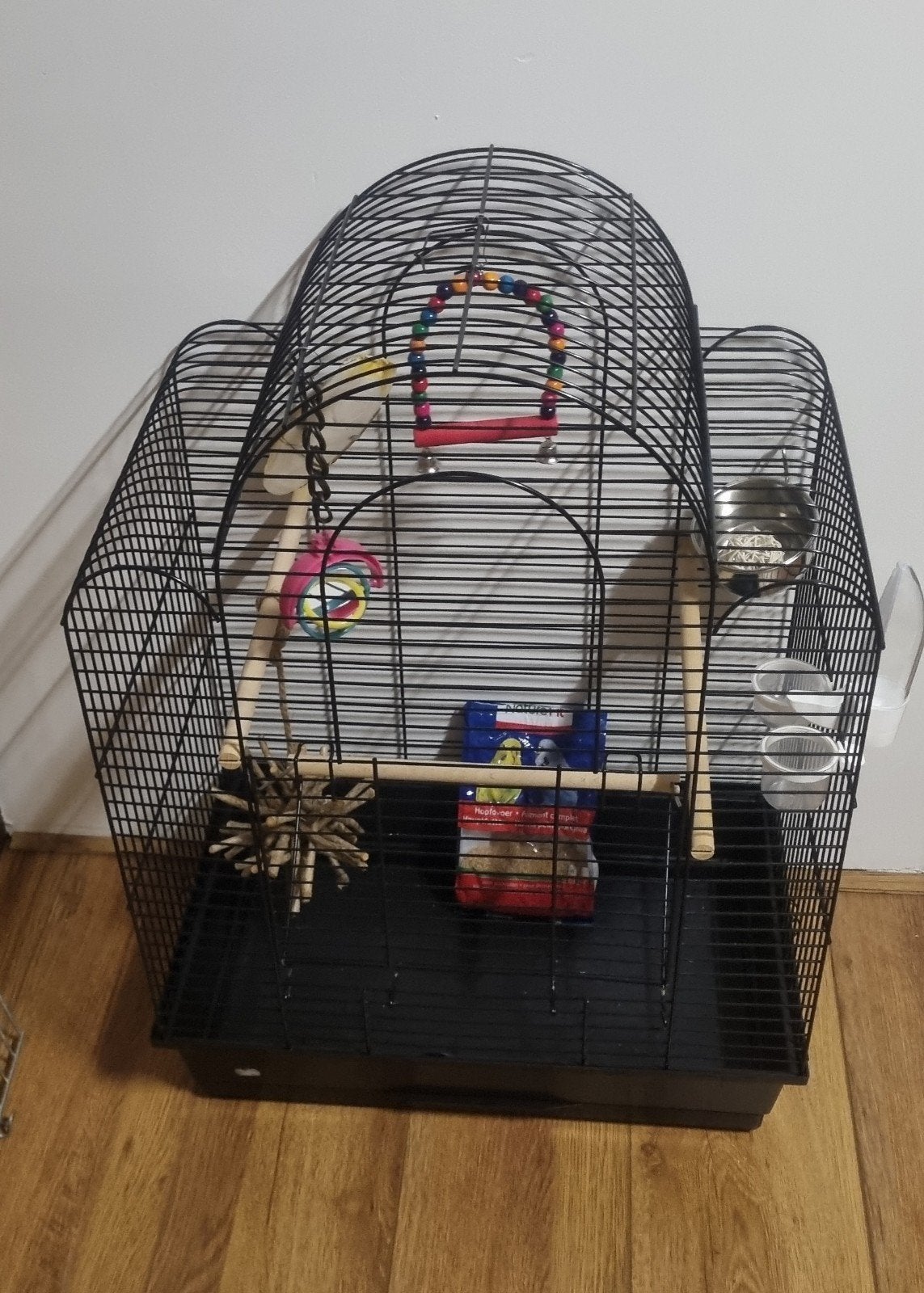 Zgan ruime parkietenkooi vogelkooi met grote opening, Dieren en Toebehoren, Vogels | Hokken en Kooien, Ophalen, Zo goed als nieuw