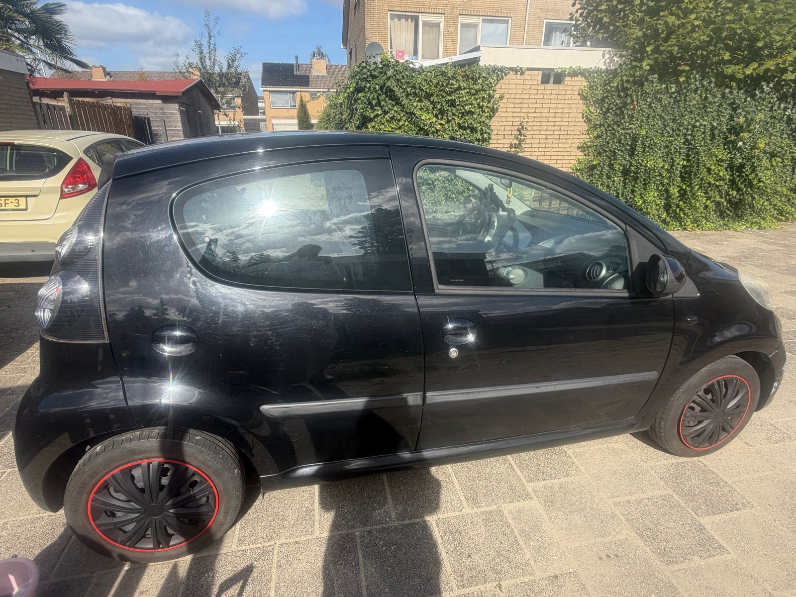 Citroën C1 1.0 5-DRS 2009 Zwart, Auto's, Voorwielaandrijving, 4 stoelen, C1, Handgeschakeld