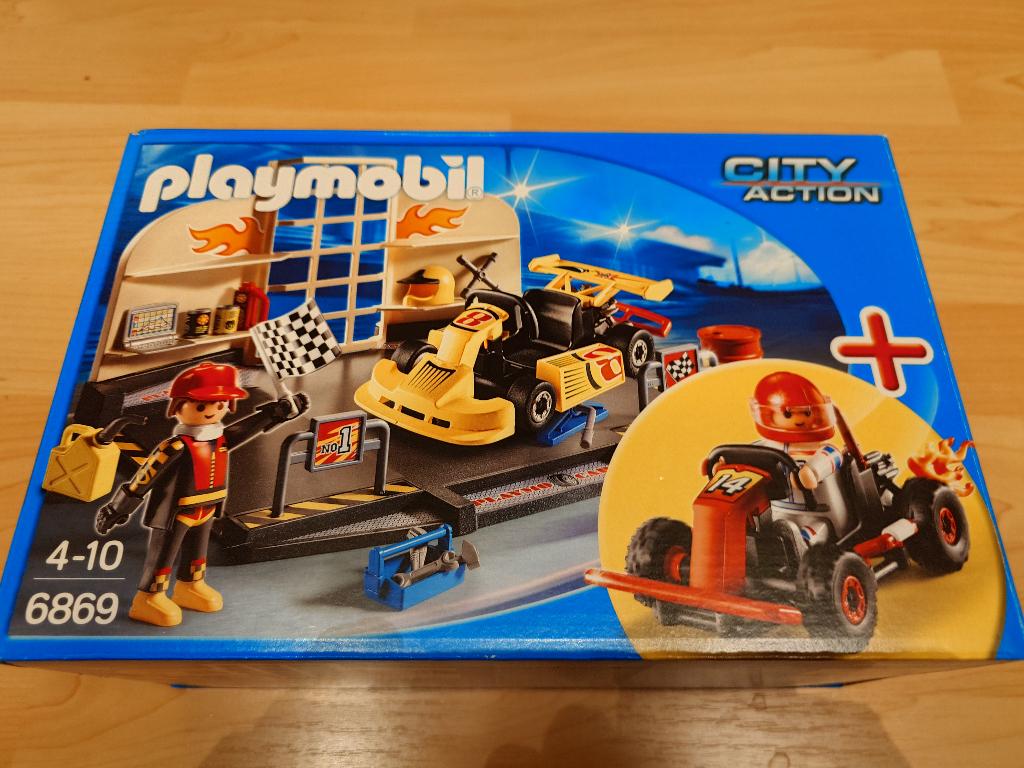 Playmobil Kart Race 6869, Ophalen of Verzenden, Zo goed als nieuw, Complete set