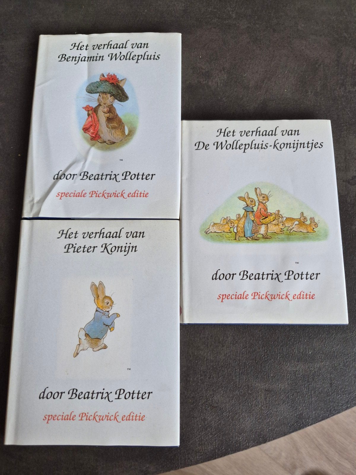 3x Pieter Konijn - Beatrix Potter, Pickwick editie, Ophalen of Verzenden, Gelezen, Beatrix Potter, 3 tot 4 jaar
