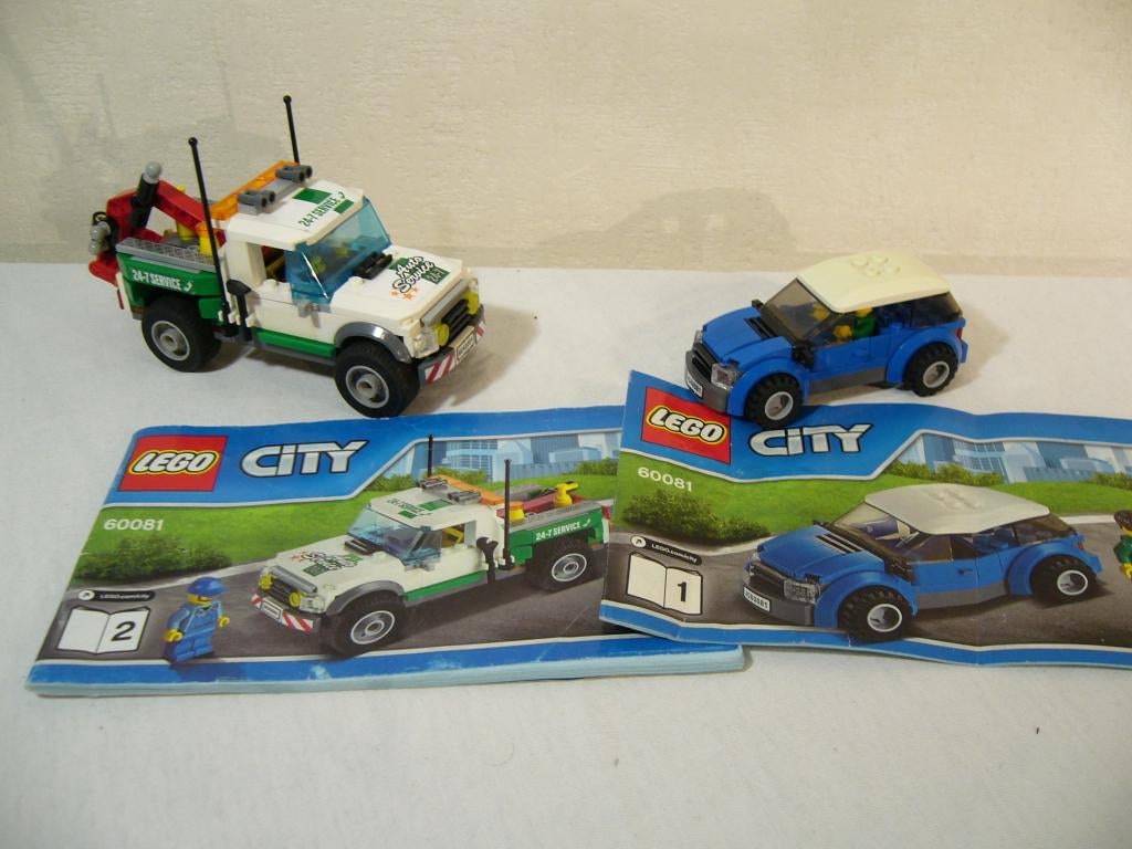 Lego City 60081 Pickup Tow Truck, Ophalen of Verzenden, Complete set, City, Gebruikt