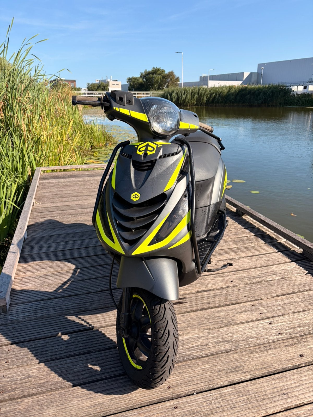 Piaggio Zip Brom Plaat, Fietsen en Brommers, Scooters | Piaggio, Ophalen, Gebruikt, Maximaal 45 km/u, Zip