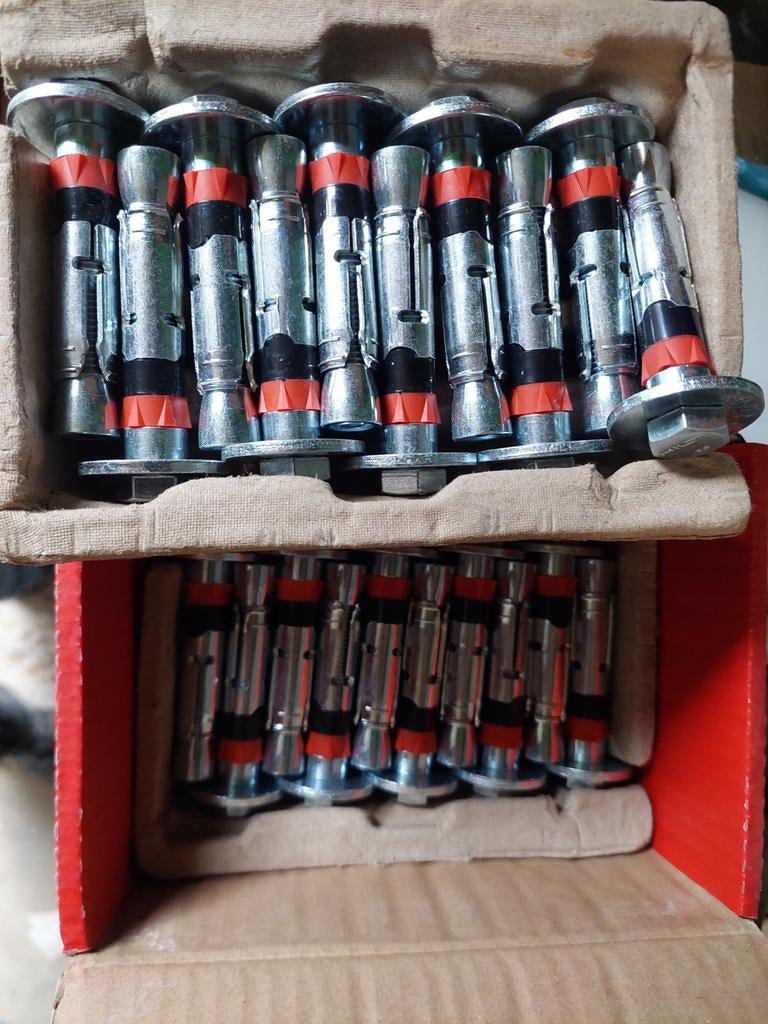 Hilti HSL4 M10 PAX85 Ankerbouten (2x20 stuks)kanaalplaat, Ophalen, Nieuw, 50 tot 100 mm