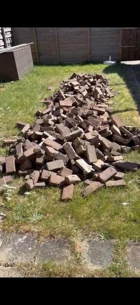 Tuin tegels MOET WEG!!, Ophalen