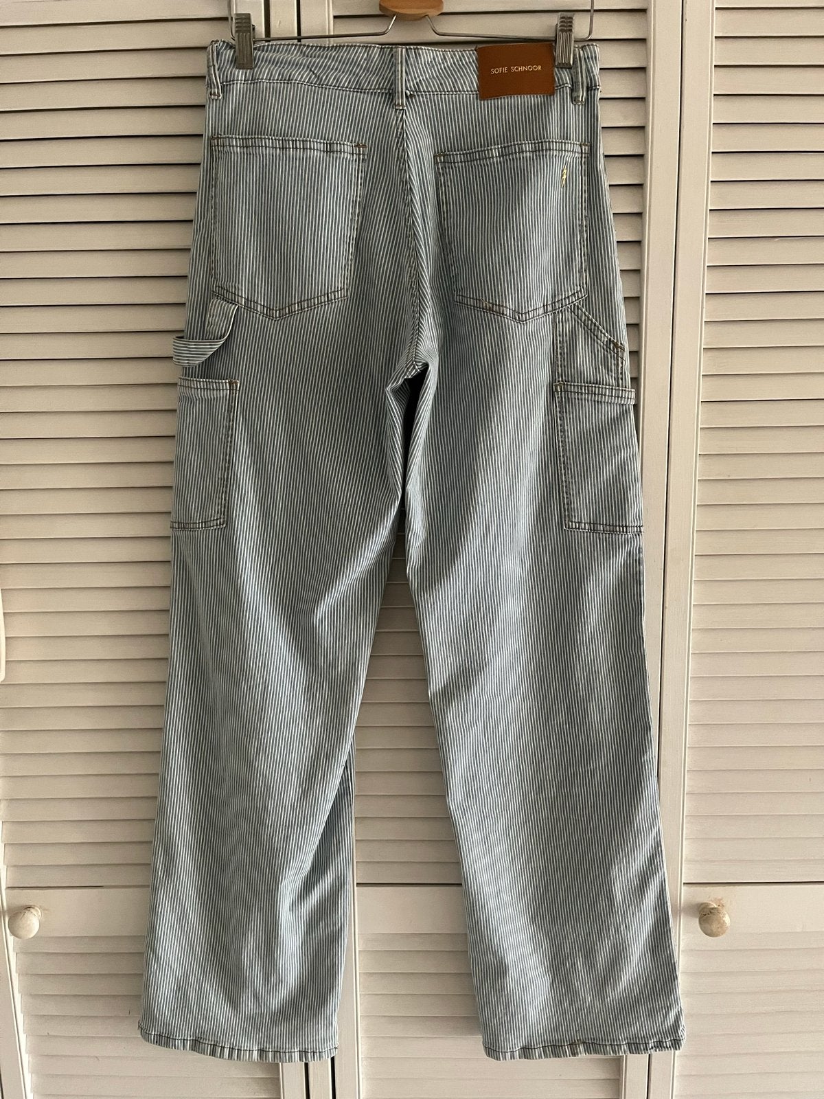 Sofie Schnoor Blauw/Wit Gestreepte Broek - Maat M, Ophalen of Verzenden, Gedragen, Maat 38/40 (M), Blauw