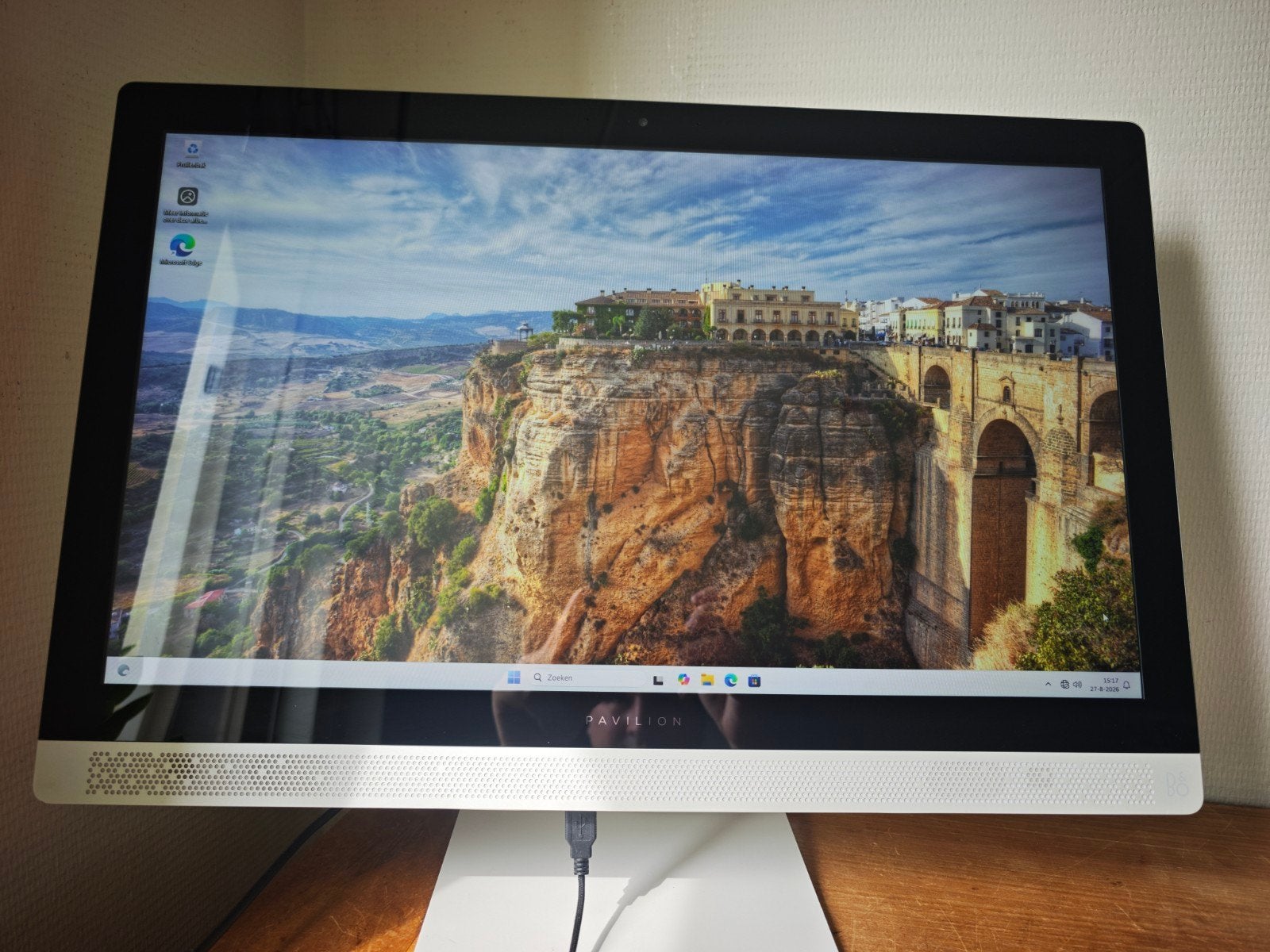 HP Pavilion 24 Inch All in one i7 6700T 500GB SSD 1TB HDD, ., Ophalen of Verzenden, Zo goed als nieuw, HP Pavilion