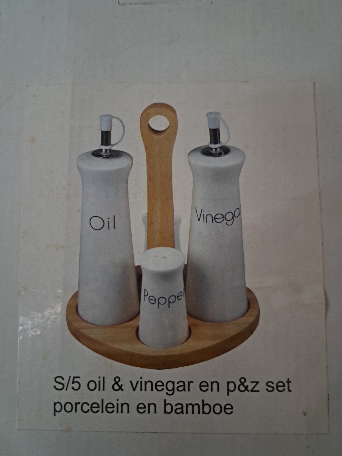 peper zout stel porcelein, Ophalen of Verzenden, Nieuw, Rvs of Chroom