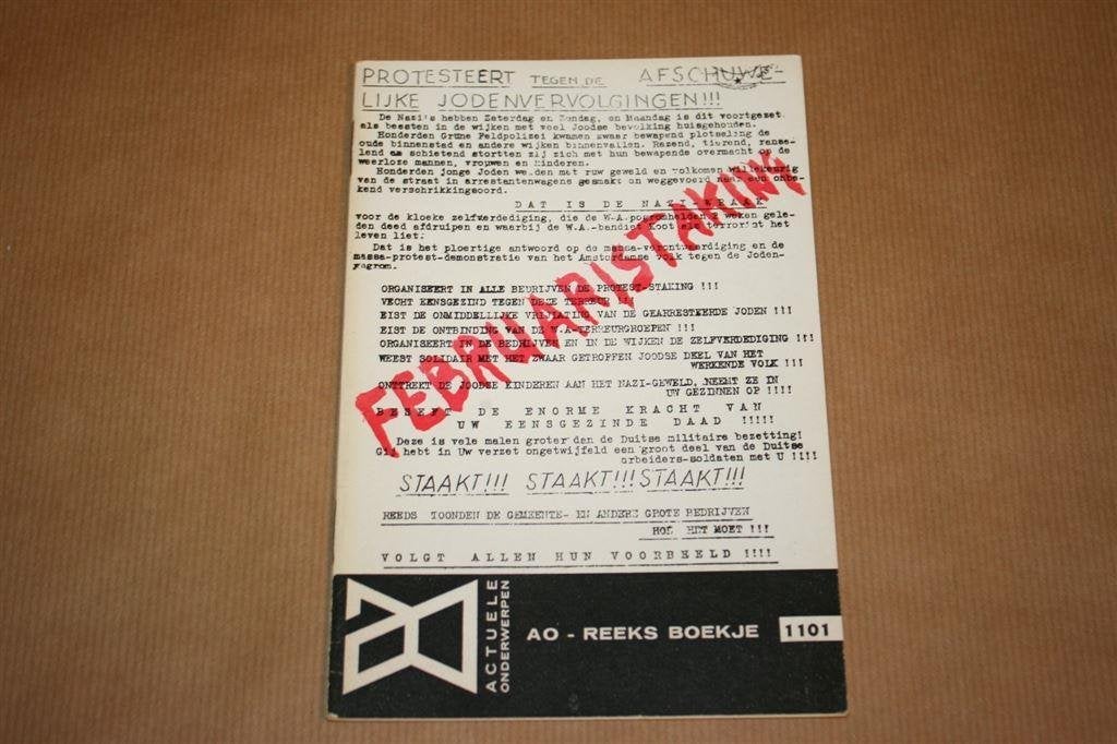 Februaristaking - Oud boekje 1966, Boeken, Geschiedenis | Wereld, Ophalen of Verzenden, Gelezen, Europa