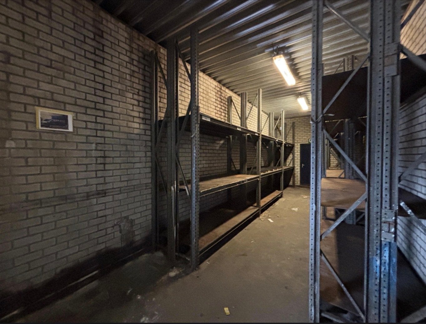 Stelling 15m1 - 380cm hoog - staalplaat legplanken, Doe-het-zelf en Verbouw, Ophalen, Gebruikt, IJzer