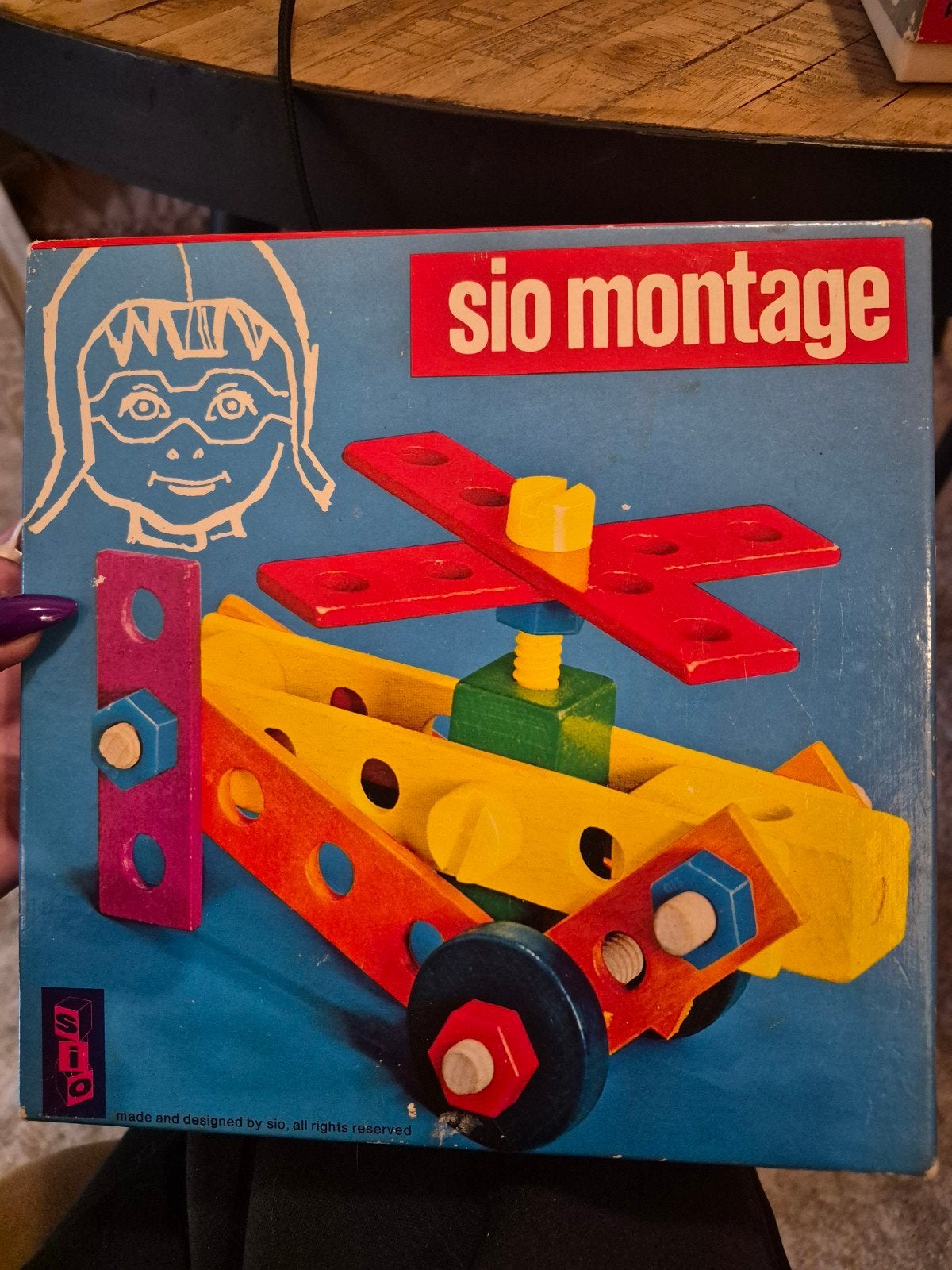 Vintage Sio Montage Bouwset - Helicopter 1973, Antiek en Kunst, Ophalen of Verzenden