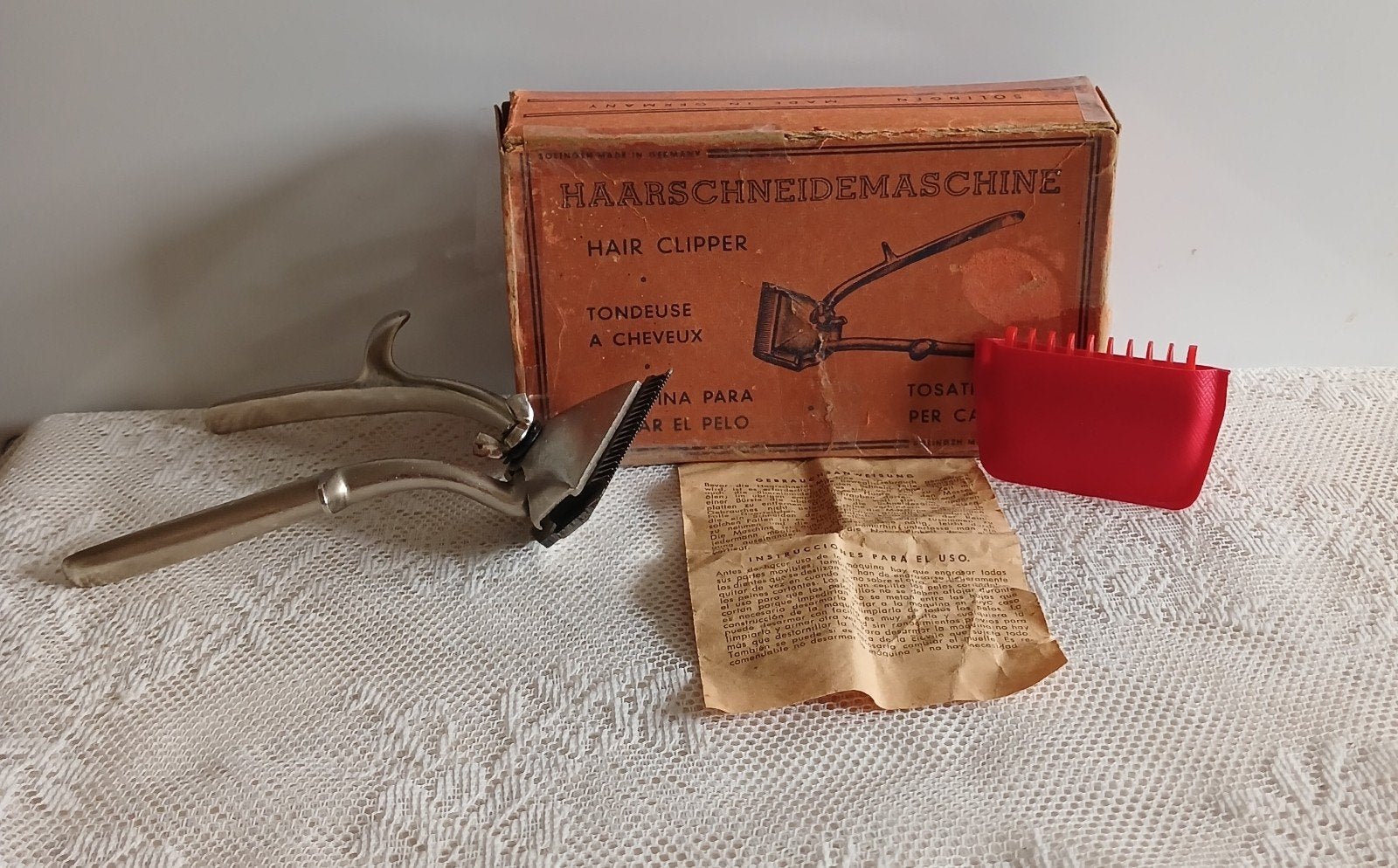 Oude Tondeuse Haarschneidemaschine Solingen, Ophalen of Verzenden, Gebruikt