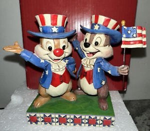 Disney traditions hooray for the usa chip and dale gezocht!, Ophalen of Verzenden, Overige figuren, Zo goed als nieuw, Beeldje of Figuurtje