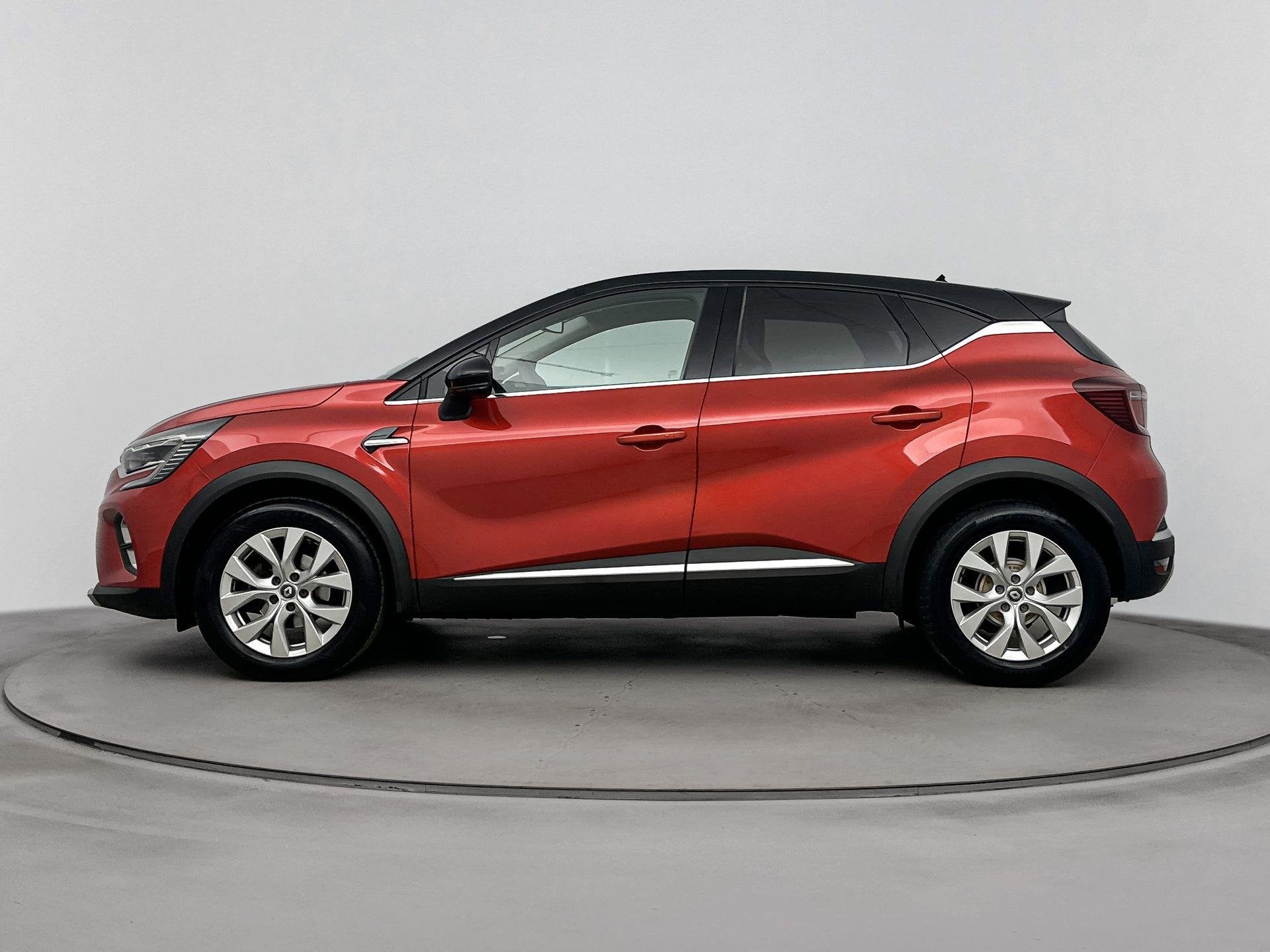 Renault Captur 1.0 TCe 100 Intens | Airco Automatisch | Appl, Auto's, Voorwielaandrijving, Dealer onderhouden, Gebruikt, Euro 6