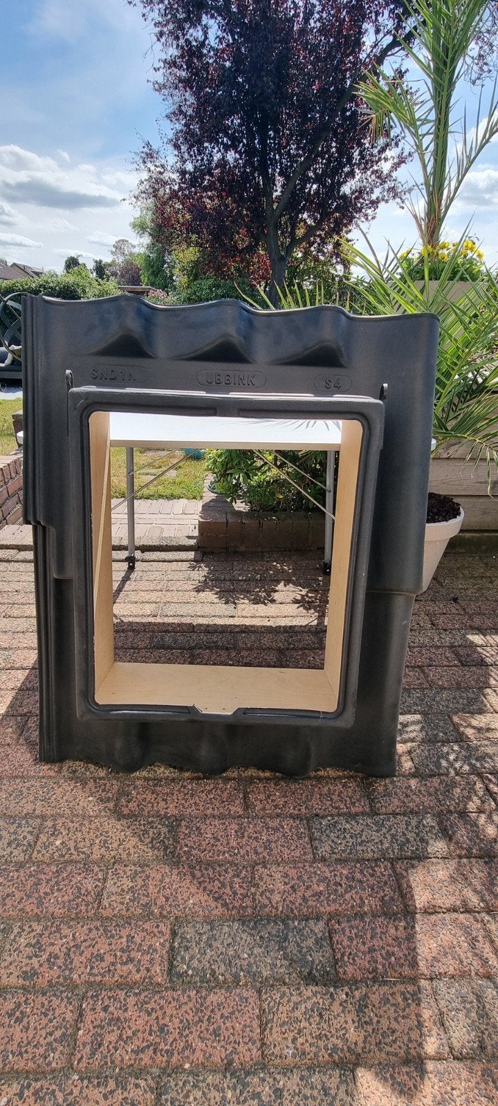 UBBINK PE Dakraam Sneldek 4-pans SND1 zwart, Ophalen, Minder dan 80 cm, Minder dan 80 cm, Nieuw