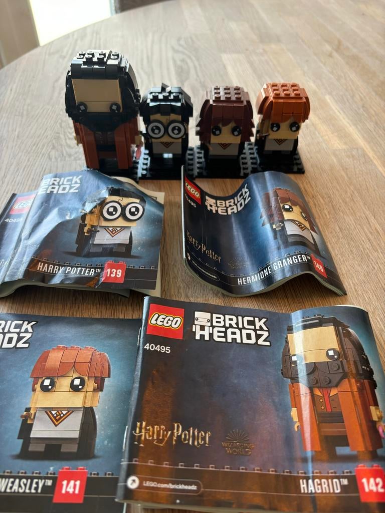 Lego BrickHeadz Harry Potter, Hermione, Ron en Hagrid, Lego, Harry Potter, Ophalen of Verzenden, Zo goed als nieuw