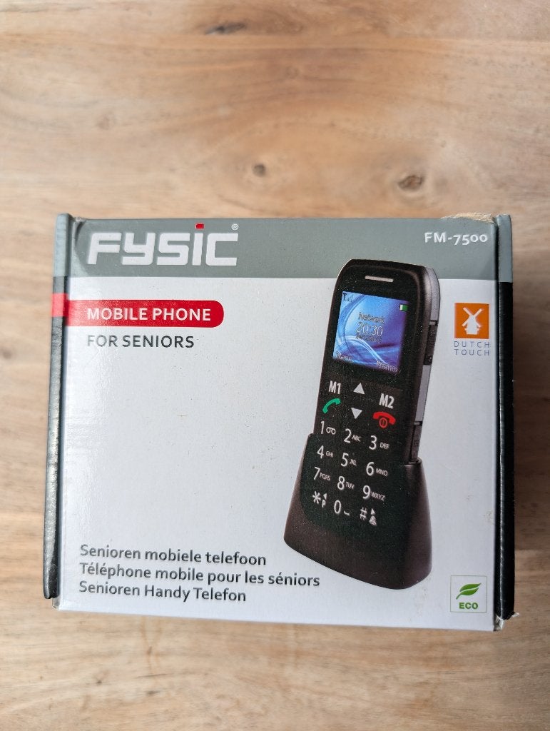 mobiele senioren telefoon, Geen camera, Zwart, Ophalen of Verzenden, Zo goed als nieuw