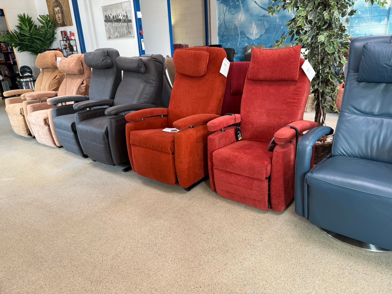 De Toekomst relax fauteuil relaxstoel gratis bezorging, Ophalen of Verzenden, Zo goed als nieuw, Leer, Alleen Top merken in alle kleuren en maten