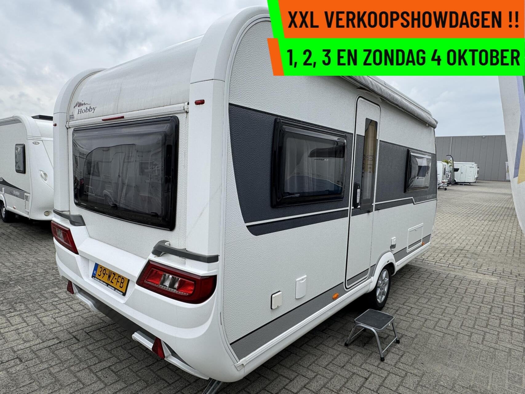 Hobby 460 - XXL VERKOOPSHOW 1,2,3 & 4 OKT. 10-17 UUR, Rondzit, Hobby, Bedrijf, Hordeur
