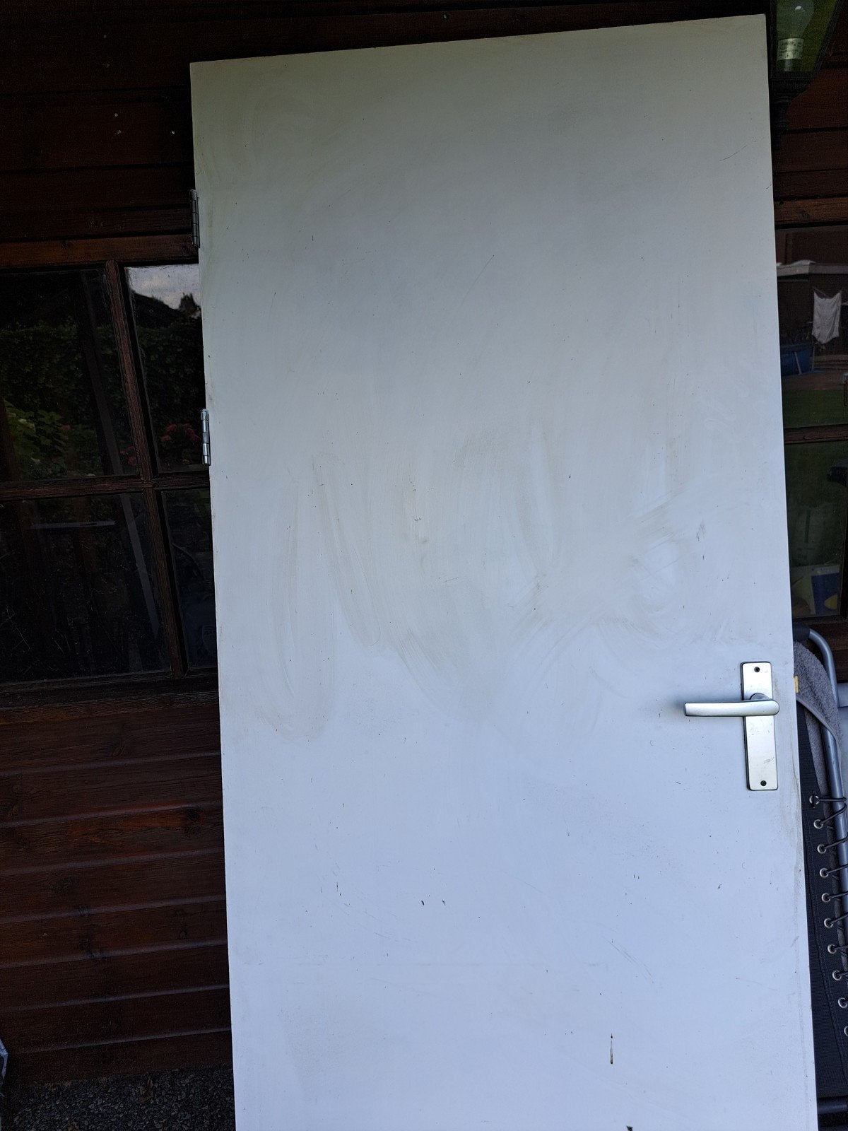 GRATIS!  goede deur met klink en scharnieren!!, Ophalen, Zo goed als nieuw, Binnendeur, 200 tot 215 cm