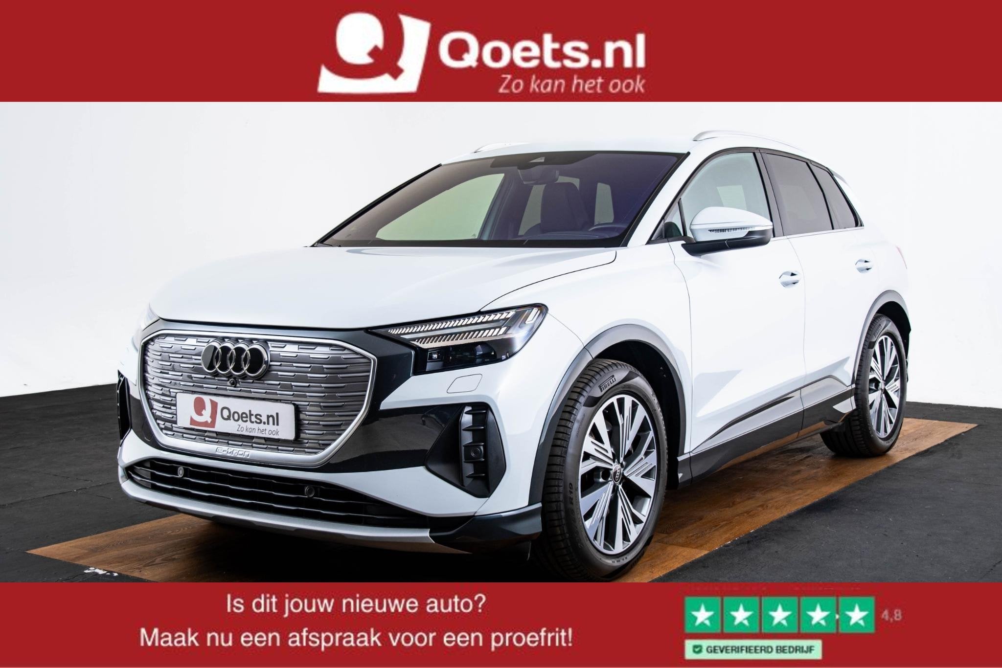 Audi Q4 e-tron 45 quattro Advanced edition 82 kWh S line int, Auto's, Stof, 82 kWh, Met garantie (alle), 2135 kg